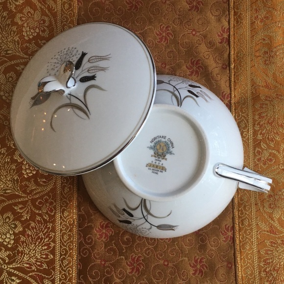 THREE Mid Century Matching China Pieces - Picture 4 of 8